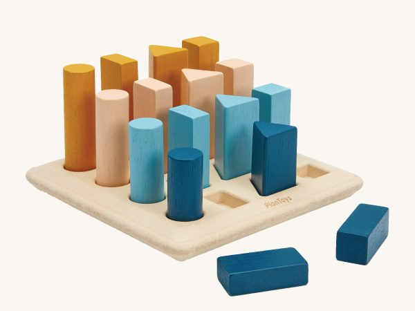 PlanToys Geometric Peg Board - Orchard