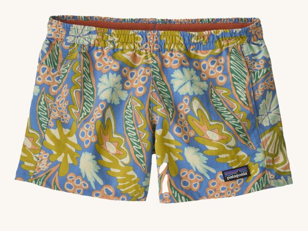 Patagonia Kids Baggies Shorts - Flourish / Abundant Blue