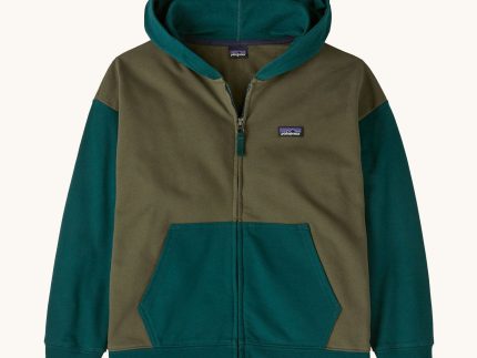 Patagonia Kids Full-Zip Hoody Sweatshirt - Basin Green