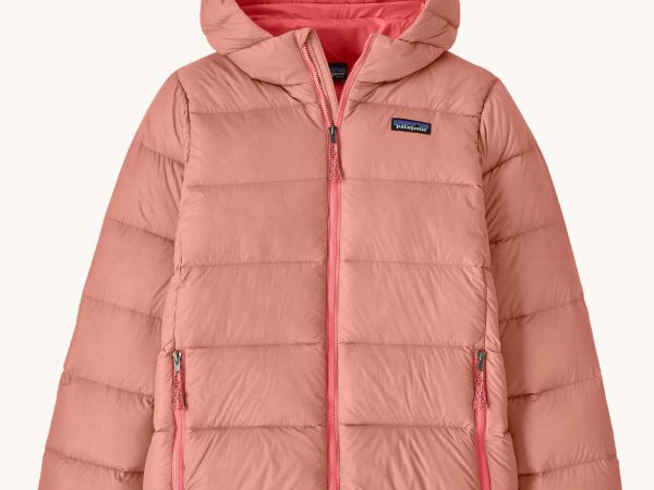 Patagonia Kids Hi-Loft Down Sweater Hoody Jacket - Moment Pink