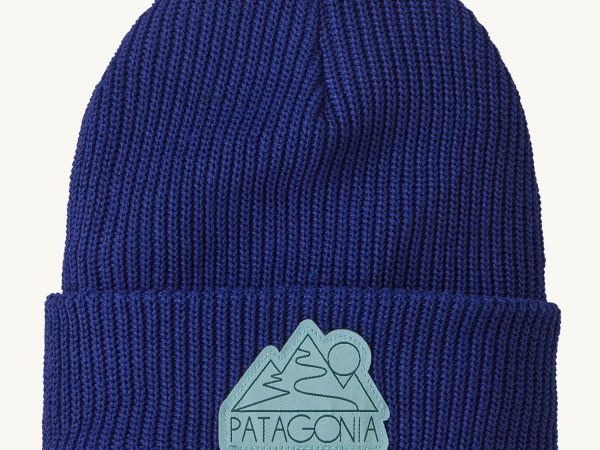 Patagonia Kids Logo Beanie Hat - Z's and S's / Passage Blue