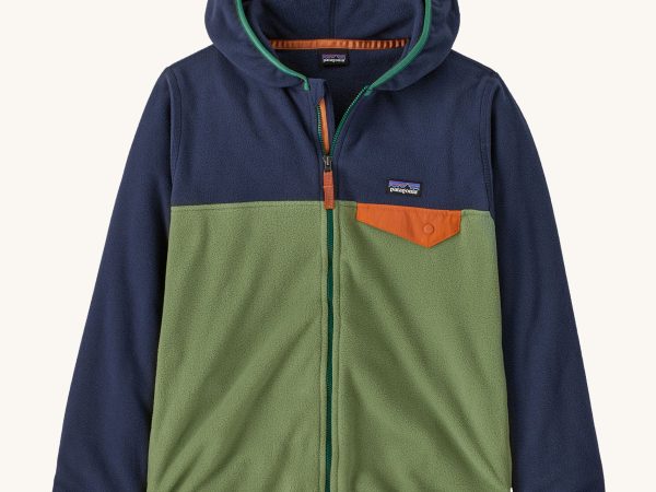 Patagonia Kids Micro D Snap-T Fleece Terrain Green
