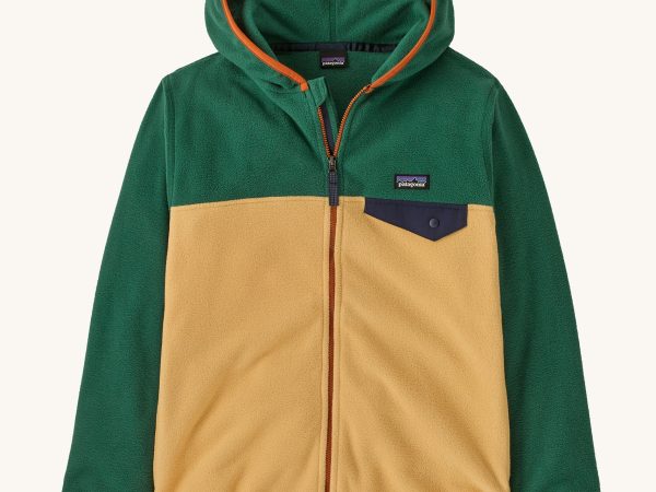 Patagonia Kids Micro D Snap-T Fleece Beeswax Tan