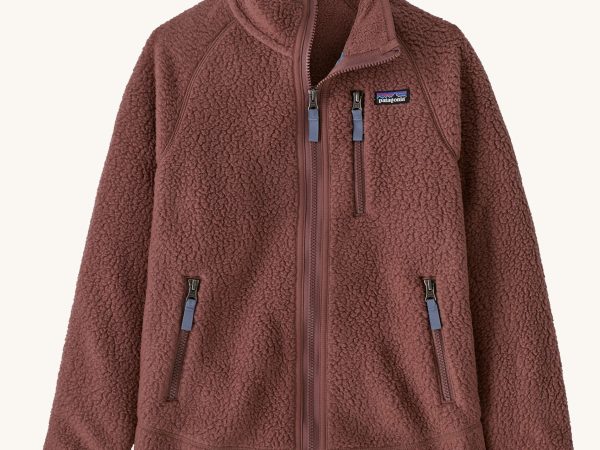 Patagonia Kids Retro Pile Fleece Jacket - Dulse Mauve