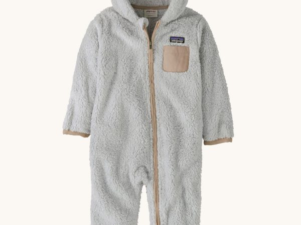 Patagonia Little Kids Furry Friends Bunting - Crisp Grey