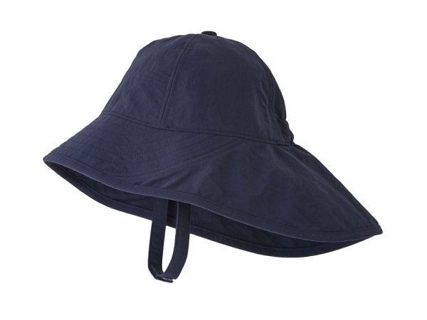 Patagonia Little Kids Block-the-Sun Hat - New Navy