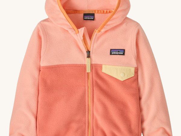 Patagonia Little Kids Micro D Snap-T Jacket - Peak Pink