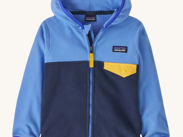 Patagonia Little Kids Micro D Snap-T Jacket - New Navy / Abundant Blue
