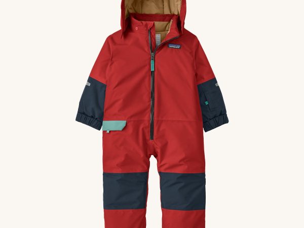 Patagonia Little Kids Snow Pile One-Piece - Touring Red