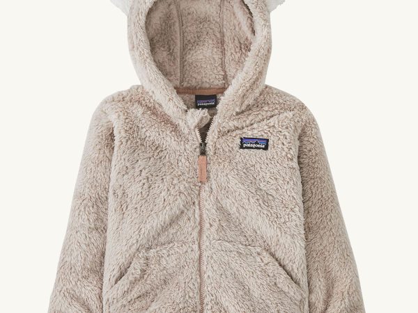 Patagonia Little Kids Furry Friends Fleece Hoody - Shroom Taupe