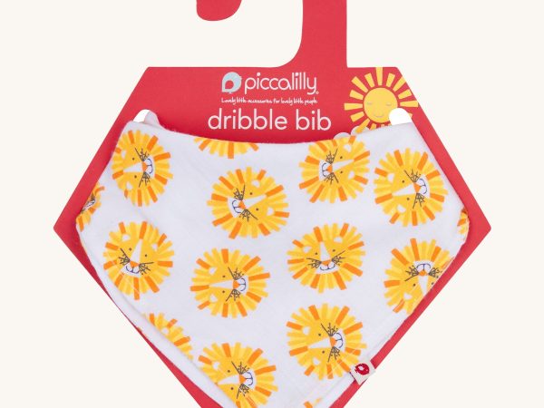 Piccalilly Lion Muslin Bandana Bib & Burp Cloth