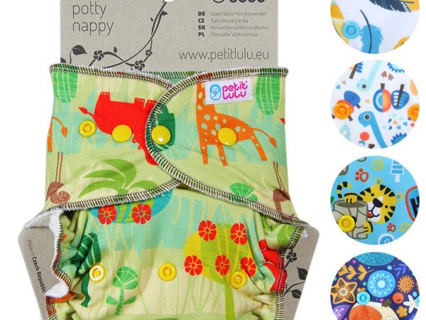 Petit Lulu One-Size Fitted Nappy Snaps