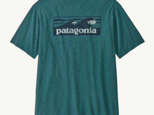 Patagonia Men's Boardshort Logo Responsibili-Tee - Wetland Blue