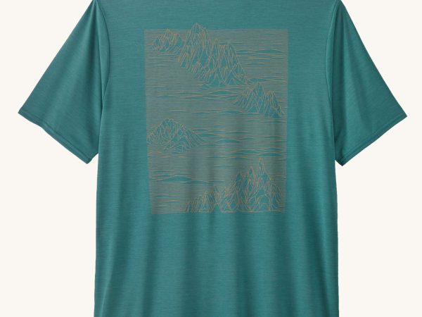 Patagonia Men's Capilene Cool Daily Graphic Shirt - Strataspire / Wetland Blue X-Dye