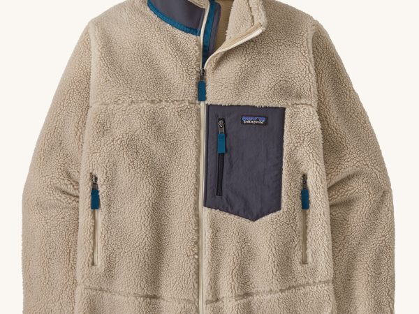 Patagonia Men's Classic Retro-X Jacket - Natural / Smolder Blue