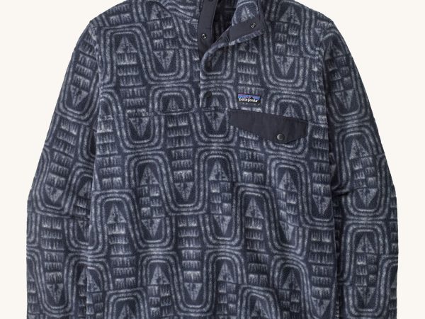 Patagonia Men's Lightweight Synchilla Snap-T Fleece - Flow / Sunken Blue