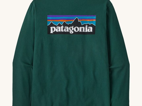 Patagonia Men's Long Sleeved Responsibili-Tee - P-6 Logo / Cascade Green