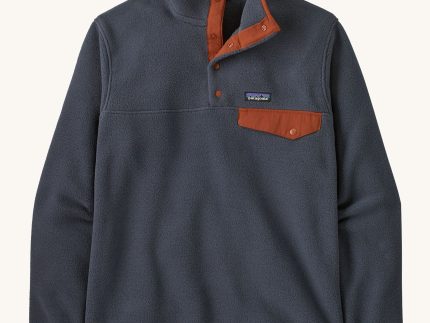 Patagonia Men's Lightweight Synchilla Snap-T Fleece - Smolder Blue