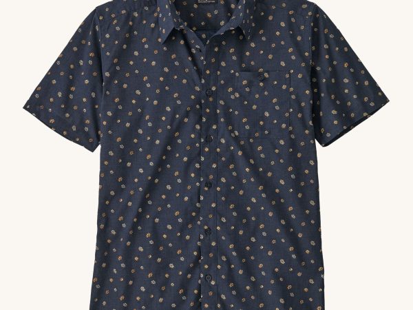 Patagonia Men's Go To Shirt - Blossoms / New Navy