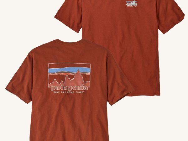Patagonia Men's 73 Skyline Organic T-Shirt - Burnished Red