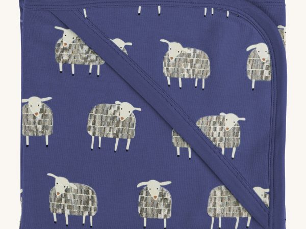 Pigeon Organics Hooded Baby Blanket - Sheep
