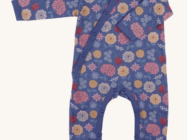 Pigeon Organics Kimono Romper - Winter Bloom