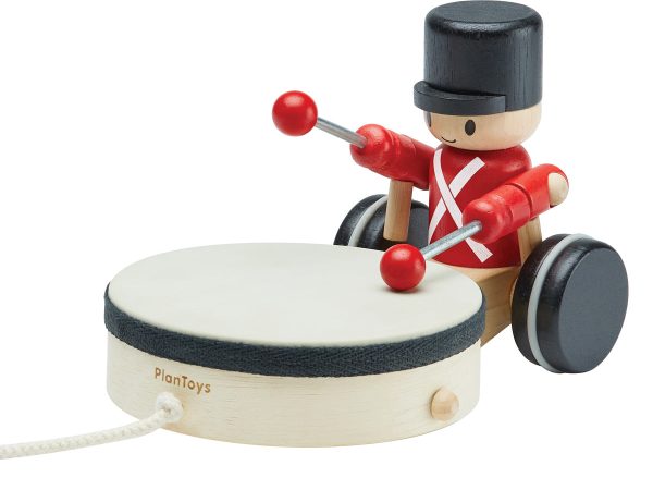 PlanToys Pull Along Musical Drummer