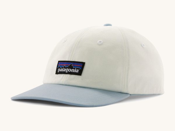 Patagonia P-6 Label Trad Cap - Birch White / Fleck Blue