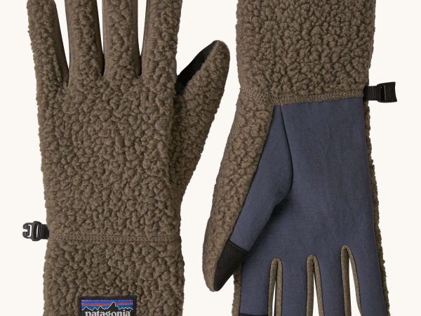 Patagonia Retro Pile Fleece Gloves - Marlow Brown