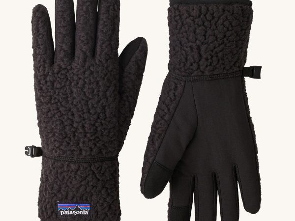 Patagonia Retro Pile Fleece Gloves - Black