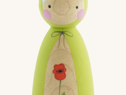 Peepul Red Poppy Peg Doll