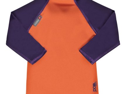 Pop-In LS Rash Vest Orange / Purple