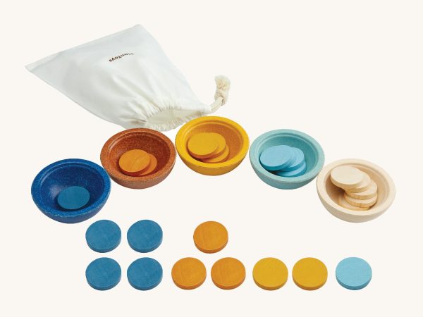 PlanToys Sort & Count Cups - Orchard