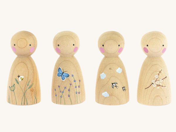 Peepul Signs of Spring Peg Doll Set