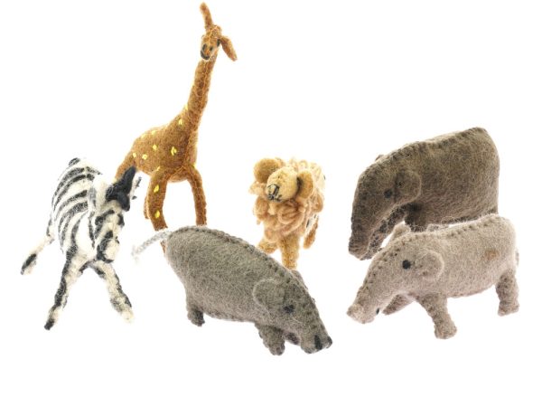 Papoose Toys African Animals Set