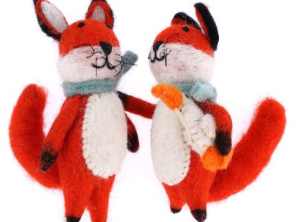 Papoose Toys Fox Pair