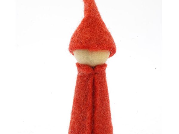 Papoose Toys Goethe Rainbow Gnome - Dark Red