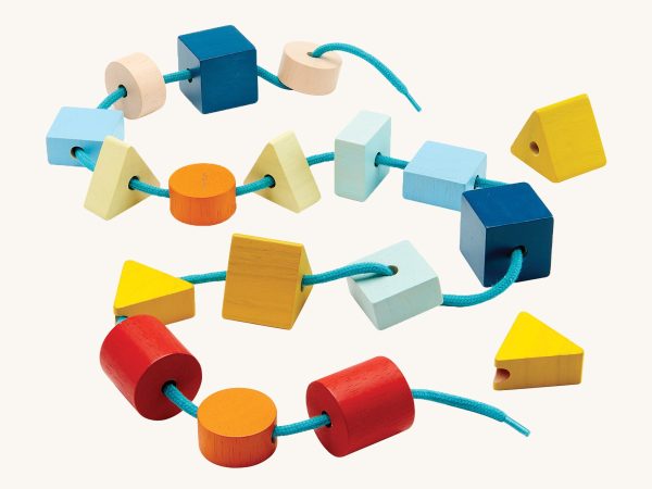 Plan Toys Geo Lacing Beads