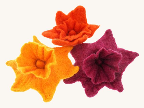 Papoose Toys Individual Felt Daffodils