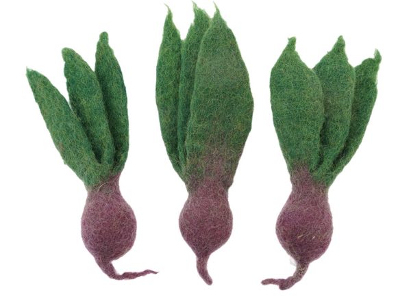 Papoose Toys Mini Felt Beetroots