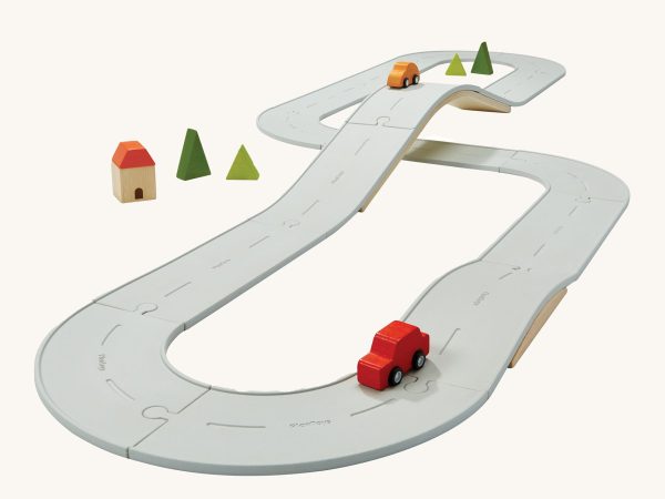 Plan Toys Rubber Road and Rail Set - Large