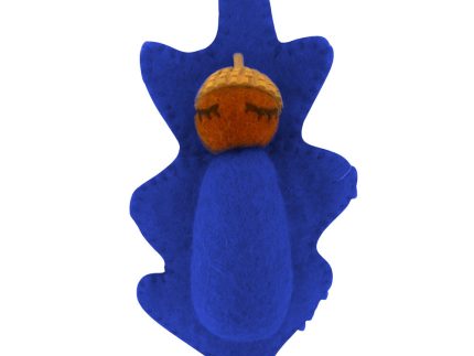 Papoose Toys Rainbow Acorn Baby - Blue