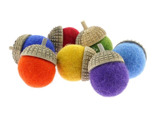 Papoose Toys Rainbow Acorns