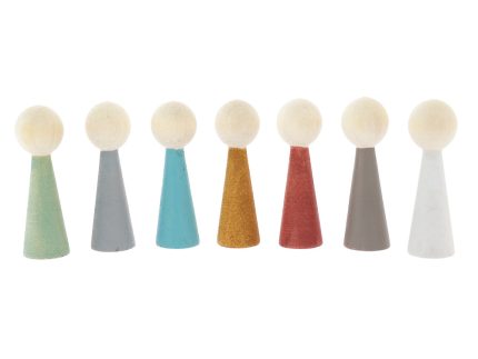Papoose Toys Wooden Earth People