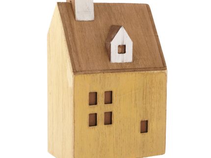 Papoose Toys Yellow Wooden House