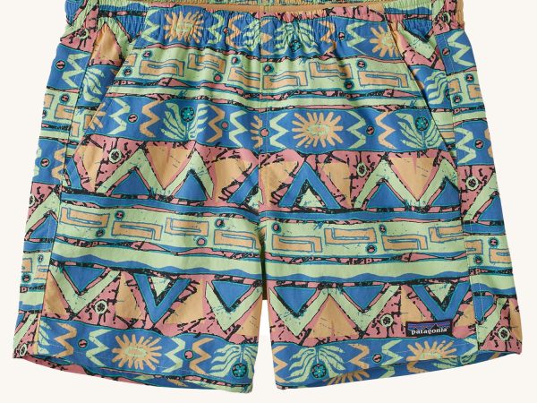 Patagonia Women's Baggies Shorts - High Hopes Geo / Salamander Green
