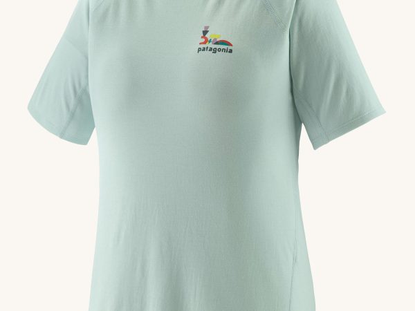 Patagonia Women's Capilene Cool Trail Graphic Shirt - Wispy Green