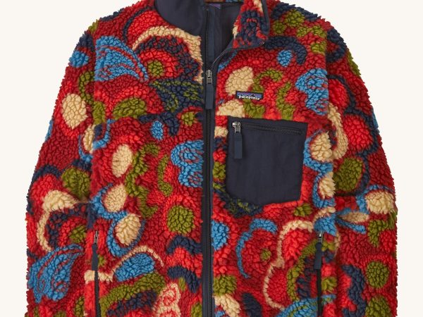 Patagonia Women's Classic Retro-X Jacket - River River / Amanita Red