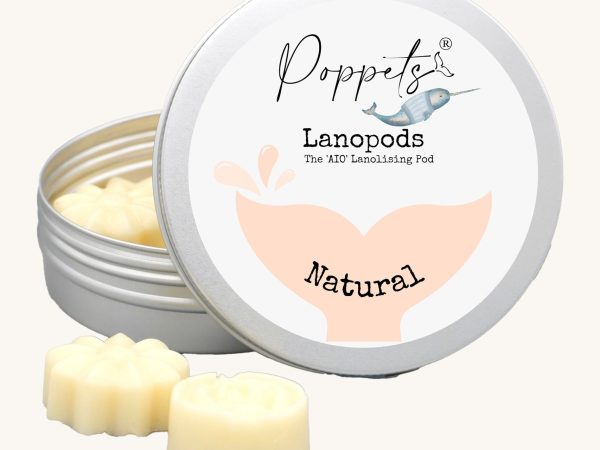 Poppets Wool Care Lanopods - Natural