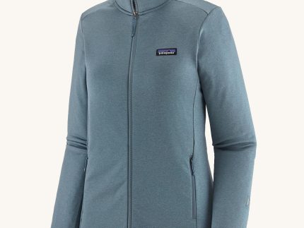 Patagonia Women's R1 Daily Jacket - Light Plume Grey / Steam Blue X-Dye